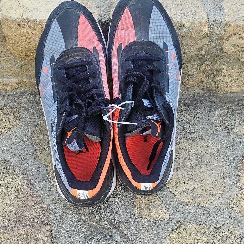 Black and Red Athletic Shoes